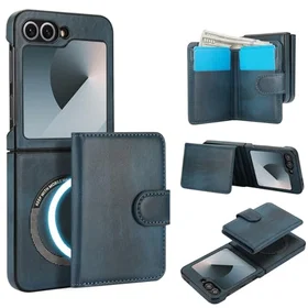 XIMAND Magnetisk Plånboksfodral för Samsung Galaxy Z Flip 6
