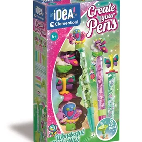 Clementoni Wonderful Butterflies Pen Creator Kit 18873 (3stycken)