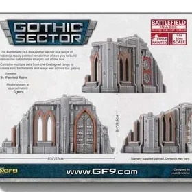 Warhammer Hab Block Small Ruins Battlefield in a Box - Gothic Sector