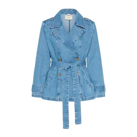 Cream Crmika Short Denim Trenchcoat (Dame)