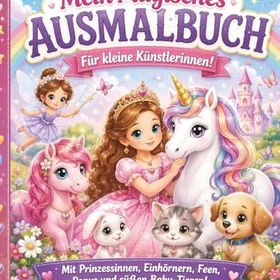 Independently Mein Zauberhaftes Malbuch För Flicka Från 3 År Coloring Book for Girls