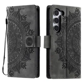 MTK Mandala Flower Pattern Wallet Case for Samsung Galaxy S26