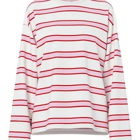 Pieces Long Sleeve Loose Tee (Dam)