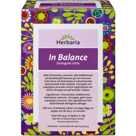 Herbaria In Balance Tea 15 tepåsar