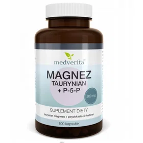Medverita Magnesium Taurate + P5P 800mg 100 Capsules