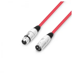 Adam Hall XLR Microphone Cable 0.5m K3MMF0050RD
