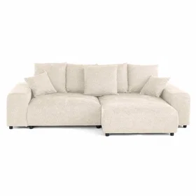Bestmobilier Nordic Canapé d'angle réversible 4 places Convertible