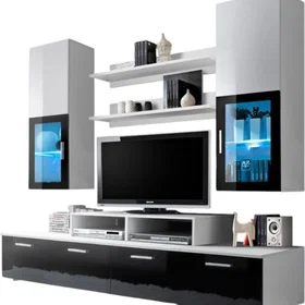 MEUBLORAMA AM-MINI-WZ MI*4C/95KG Meuble TV 8 étagères 200cm