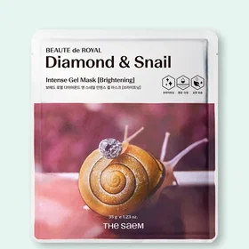 The Saem Beaute De Royal Diamond & Snail Intense Gel Mask 35g