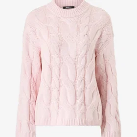 Gina Tricot Chunky Knitted Cable Cardigan (Dam)
