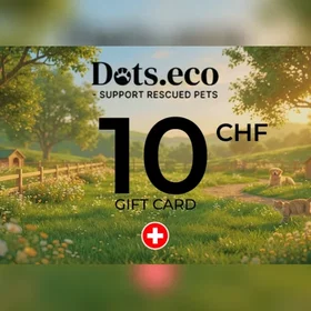 Dots.eco - Support Rescued Pets Presentkort 10 CHF