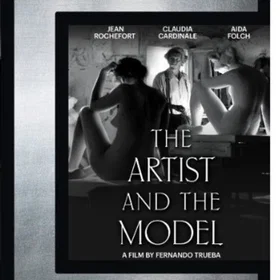 The Artist And His Model Poster 50x70 cm