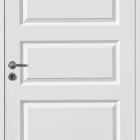 Solid TRAD Innerdør 3-Panel 70x210cm Hvit