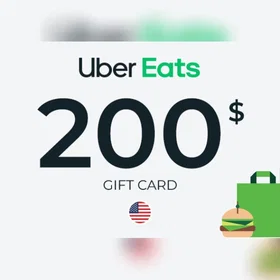 Uber Eats Gavekort 200 USD