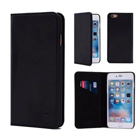 32nd Classic Real Leather Book Wallet Case for iPhone 5/5S/SE