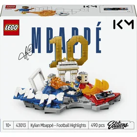 LEGO Editions 43013 Kylian Mbappé – fotbollshöjdpunkter
