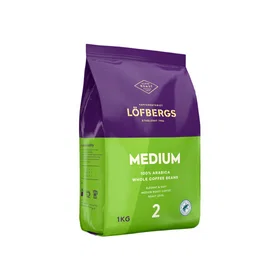 Löfbergs Medium Roast 1kg (Hela Bönor)