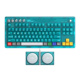 8Bitdo Clavier Mécanique Clear Blue Gaming (US International)