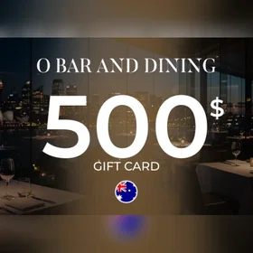 O Bar and Dining Gift Card 500 AUD