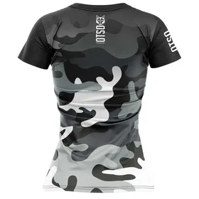 Otso T-shirt Kortärmad Camouflage Grå (Dam)