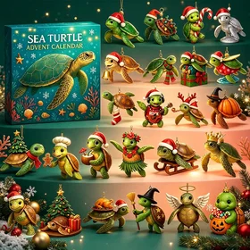 Quipulse Style 5 Cute Animal Christmas Advent Calendar