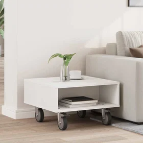 vidaXL Side Table White 50.5 x 50 x 30 cm 891024