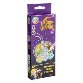 Unicorn Academy Diamond Painting Keychain 166005