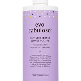 Evo Fabuloso Platinum Blonde Toning Shampoo 1000ml