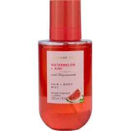 Sunday Rain Watermelon + Kiwi Hår + Kropsspray 250ml