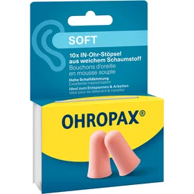 OHROPAX Myke Øreplugger for Søvn og Arbeid 10 stk