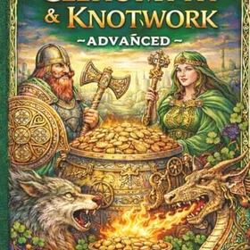 Celtic Myth & Knotwork Färgläggningsbok