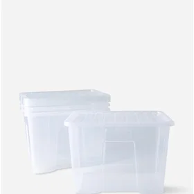 Wham! Boîte de rangement en plastique 80L