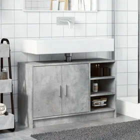vidaXL Vanity Cabinet 90x29x55cm Grå (848125)
