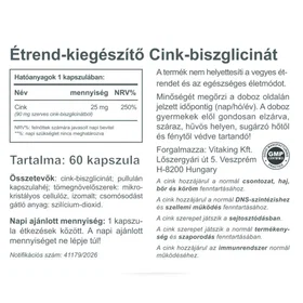 Vitaking Zinc Bisglycinate 25mg 60 Kapslar