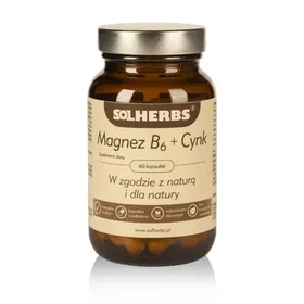 Solherbs Magnésium B6 + Zinc 60 Capsules