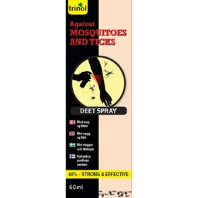 Trinol DEET Spray (40%) mot fästingar och myggor - 60 ml