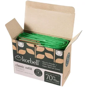 Korbell Blöjor & tvättlappar Miljövänliga 16L (3)