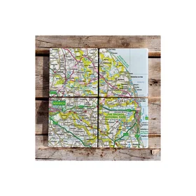 The Sugar Shed OS Map Keramiska Undlägg 5 pack