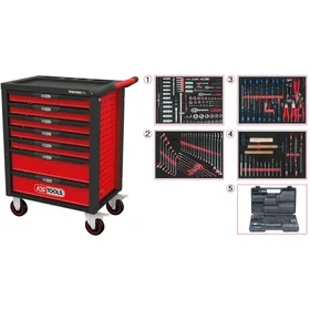 KS Tools 826.7515 Työkaluvaunu (7 laatikkoa)
