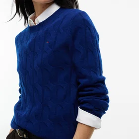 Tommy Hilfiger Cable Knit Sweatshirt (Kvinners)