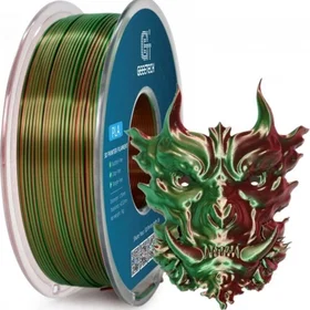 Geeetech PLA Silk Dual Green+Red 1.75mm 1kg