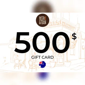 Bistro Gitan Gift Card 500 AUD