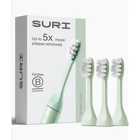 Suri Sonic Replacement Toothbrush Head Winter Fern 3-pack