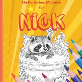 Nick Personlig färgläggningsbok för pojkar