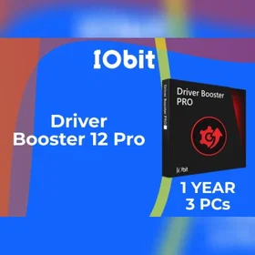 IObit Driver Booster 12 Pro Optimeringsprogramvara 3 PC