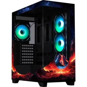 BitFenix CETO Premium Volcano (Svart/Glas)