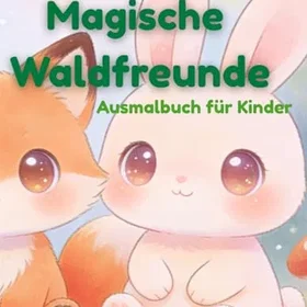 Magische Tierfreunde Färgläggningsbok för barn