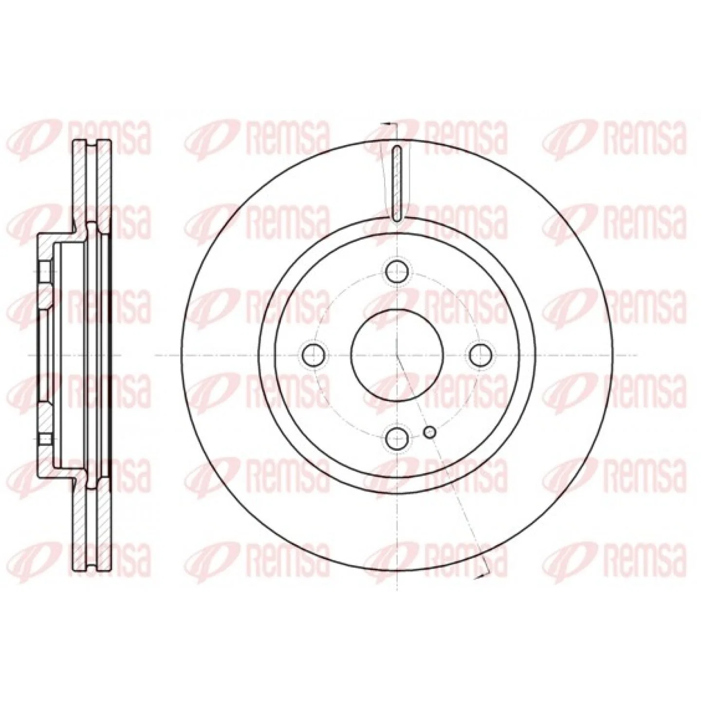 Remsa Brake Disc 61266.10