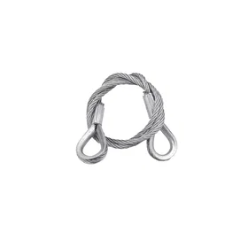 Eurolite Säkerhetswire 3x600mm silver/grå upp till 5kg