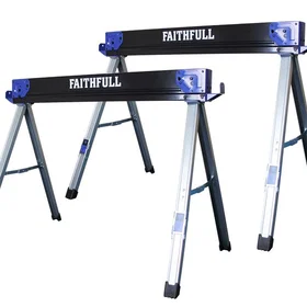 Faithfull FAISH1055 Folding Saw Horse Pair